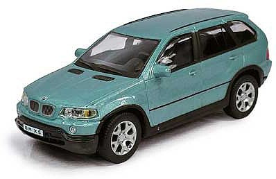 Atlas 3009929 15707 Scale BMW X5 - Assembled -- Turquoise