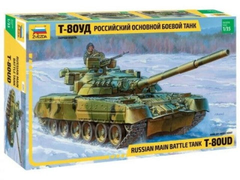 Zvezda 3591 1/35 Russian T80UD Main Battle Tank (Re-Issue)
