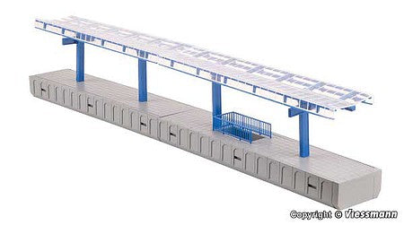 Kibri 39549 HO Scale Modern Station Platform -- Kit (Fits Marklin C-Track) - 14-1/2 x 1-3/16 x 3/4" 36.8 x 3 x 1.9cm