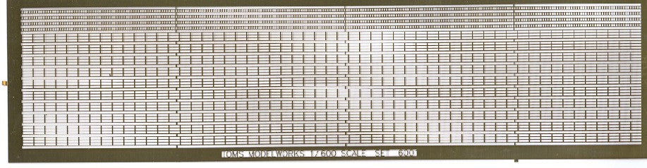 Toms Model Works 6001 1/600 3-Rail Set w/Ladders (D)