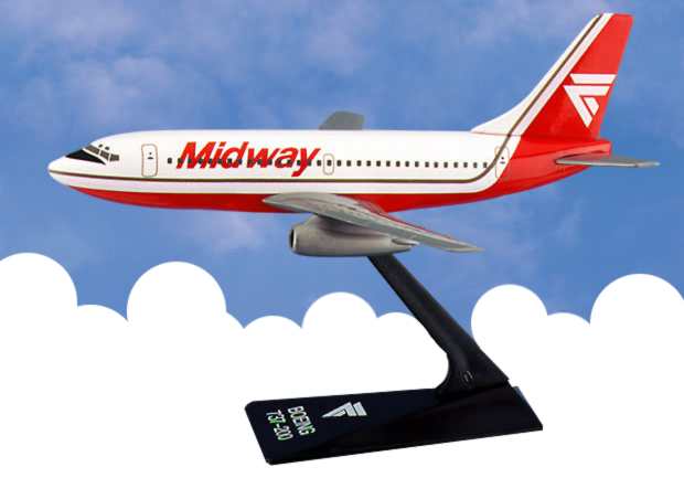 Flight Miniatures LP11215 B737-200 Midway 1/180