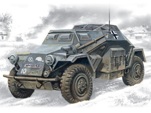 ICM Models 72431 1/72 WWII German SdKfz 260 Radio Communication Vehicle (D)