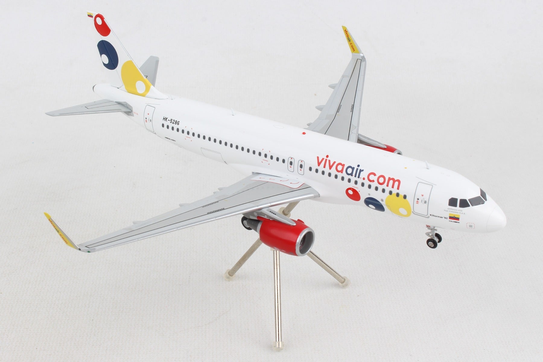 Gemini Jets 1/200 G2VVC822 Gemini200 Vivaair A320S 1/200 Reg#Hk-5286