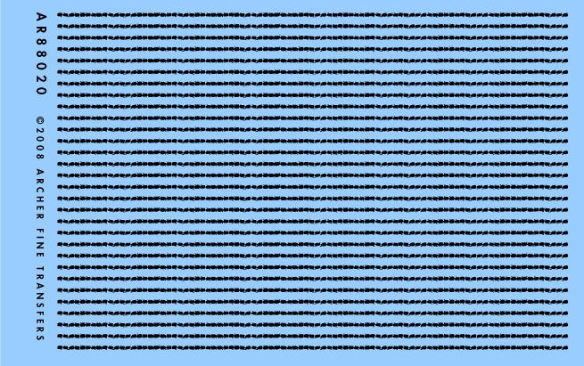 Archer Fine Transfers 88020 Surface Details: .040" (1mm) Arc Weld Beads (Various Scales)