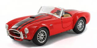 Maisto 31276RED 1/24 1965 Shelby Cobra 427 Convertible (Red)