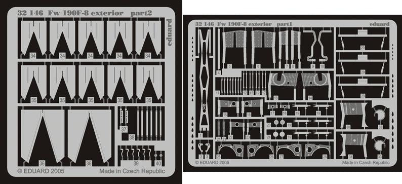 Eduard 32146 1/32 Aircraft- Fw190F8 Exterior for HSG (D)