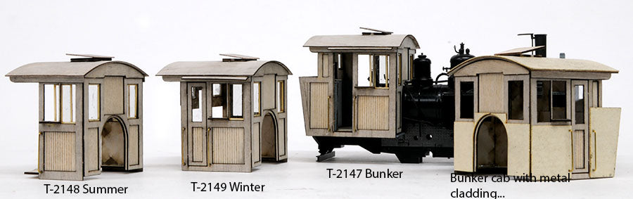 Banta Model Works T2149 On30 2-6-2 Wood All Weather Cab