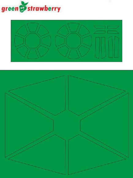 Green Strawberry AM3 1/72 Star Wars Tie Starfighter Mask for BAN
