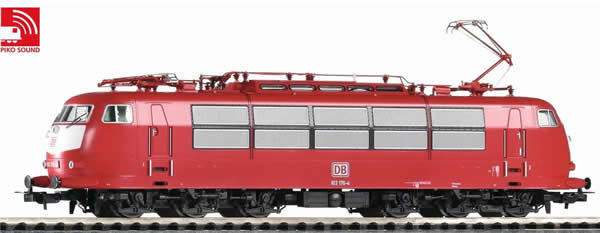 Piko 51675 HO Scale 1/87 ~BR 103 Electric Short Cab DB IV Red Sound