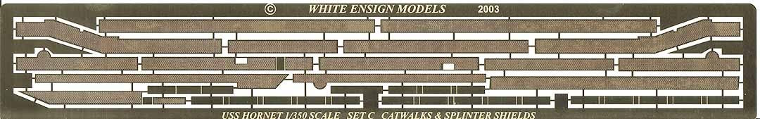 White Ensign Models 3546 1/350 USS Hornet Perforated Catwalk for TSM (D)