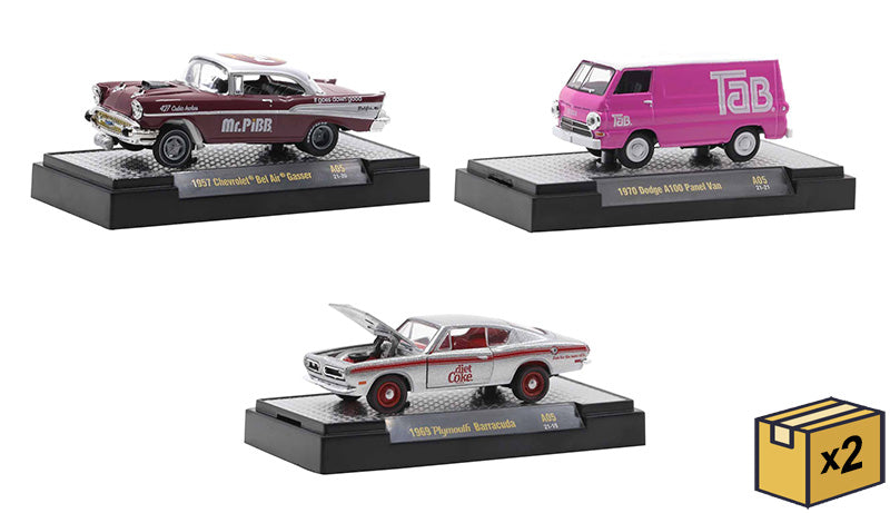 M2Machines 52500-A05-CASE 1/64 Scale M2 Coca-Cola Release A05