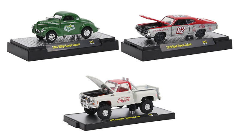 M2Machines 52500-A12-SET 1/64 Scale M2 Coca-Cola Release A12
