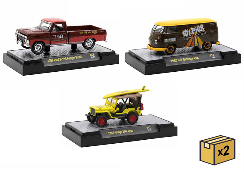 M2Machines 52500-A17-CASE 1/64 Scale M2 Coca-Cola Release A17
