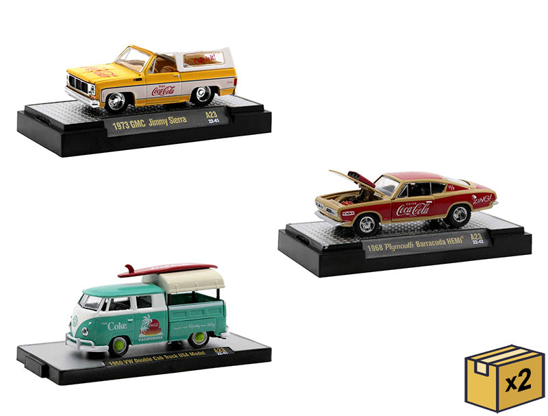 M2Machines 52500-A23-CASE 1/64 Scale M2 Coca-Cola Release A23