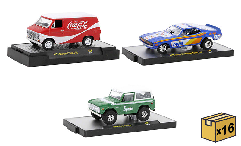 M2Machines 52500-A35-MASTER 1/64 Scale M2 Coca-Cola Release A35