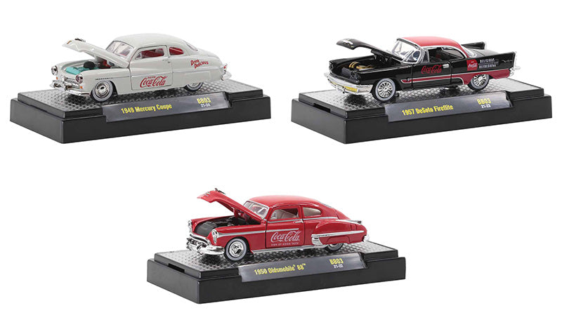 M2Machines 52500-BB03-SET 1/64 Scale M2 Coca-Cola Release BB03