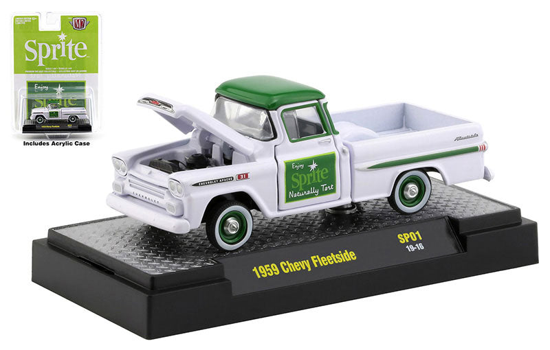 M2Machines 52500-SP01-A 1/64 Scale Sprite - 1959 Chevrolet Fleetside Pickup M2 Sprite