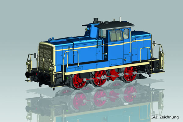 Piko 52834 HO Scale 1/87 ~BR 360 Diesel DB V Blue/Beige Sound