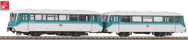 Piko 52885 HO Scale 1/87 BR 772 Diesel Railbus + Cab Car DB V Sound