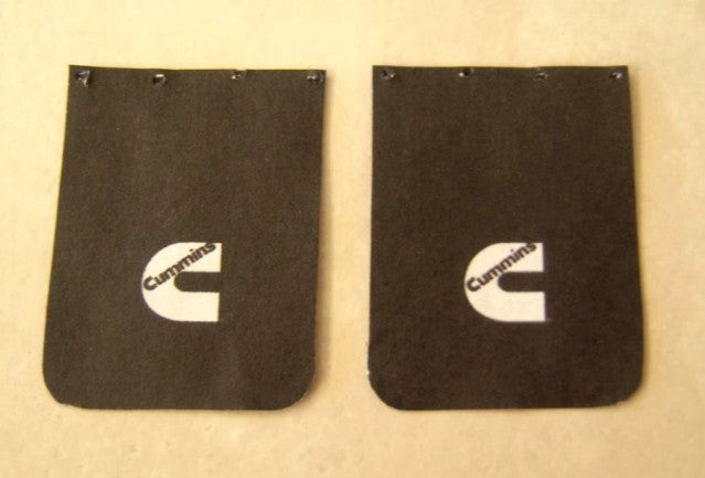 Plastic Dreams 1001 1/25 Cummins Truck Mud Flap Set