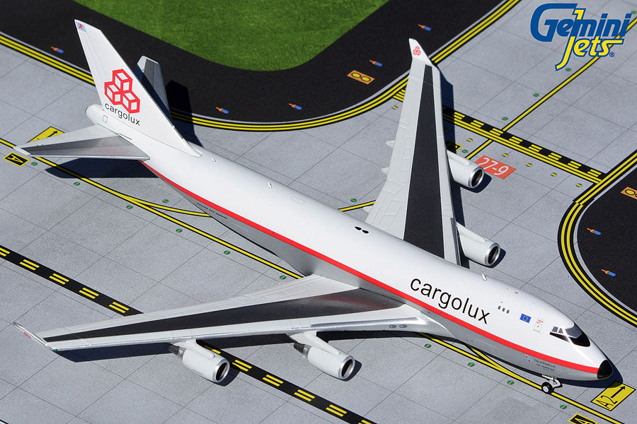 Gemini Jets 1/400 GJ1947 Gemini Cargolux 747-400F 1/400 Reg#Lx-Ncl Retro (**)
