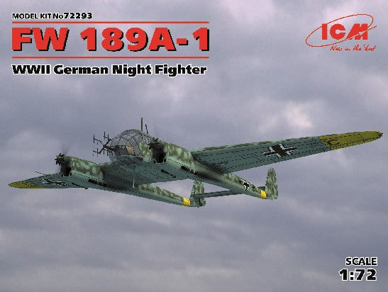 ICM Models 72293 1/72 WWII German Fw189A1 Night Fighter (D)