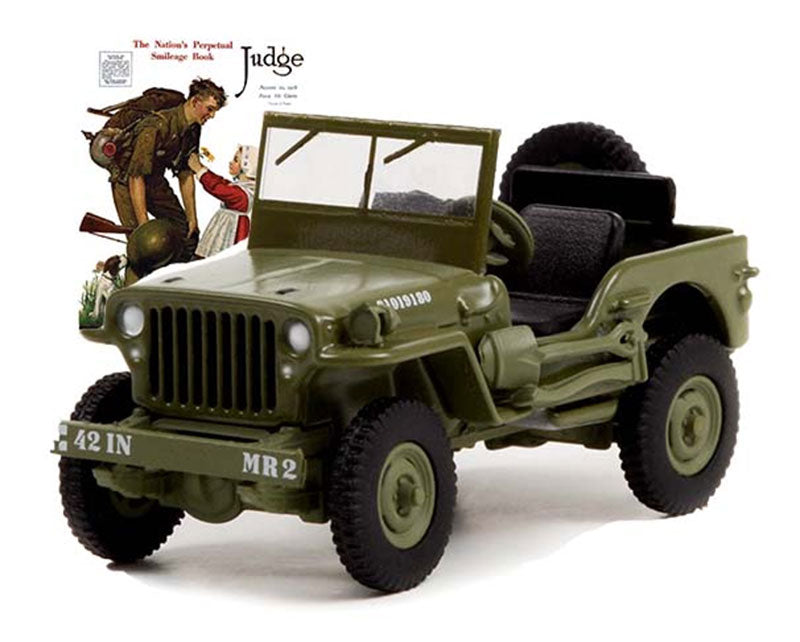 Greenlight 54060-A 1/64 Scale Royal Netherlands Army - 1945 Willys MB Jeep