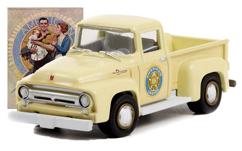 Greenlight 54060-B 1/64 Scale 1956 Ford F-100 Pickup Norman Rockwell Series 4