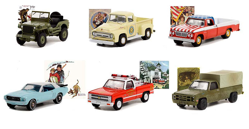 Greenlight 54060-CASE 1/64 Scale Norman Rockwell Series 4