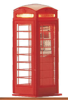 Brawa 5437 HO Scale British Telephone Box