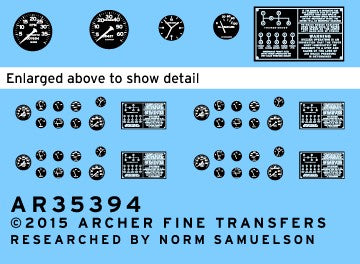 Archer Fine Transfers 35394 1/35 White 66 Cargo Truck Instruments & Placards