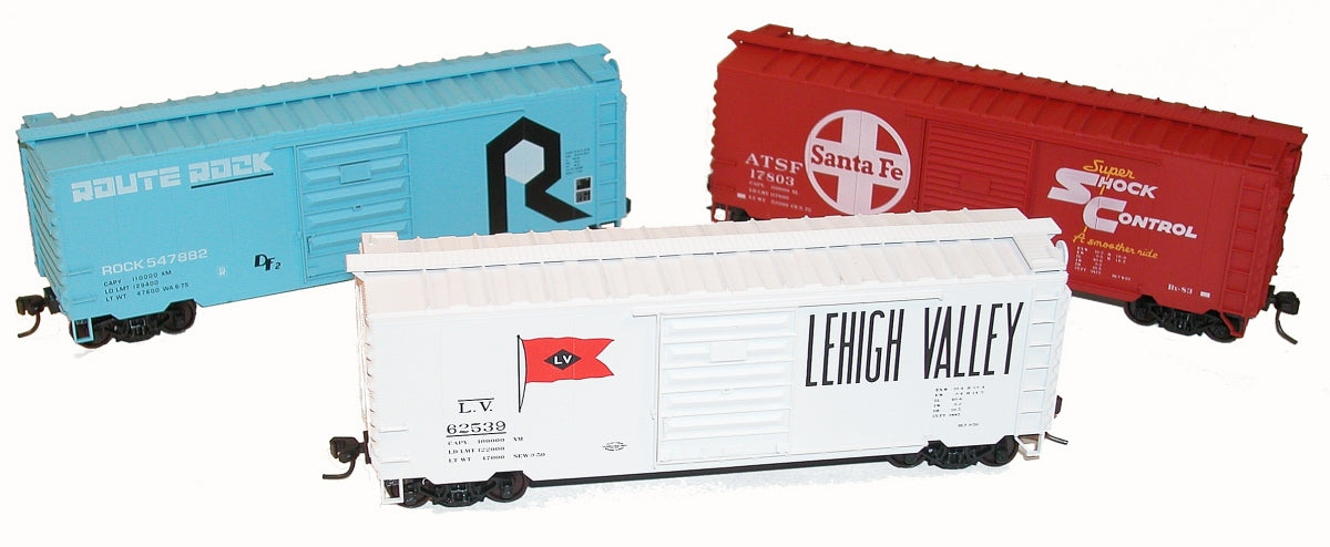 Accurail 8067 Ho 40'Ps-1 Steel Boxcar 3#Set