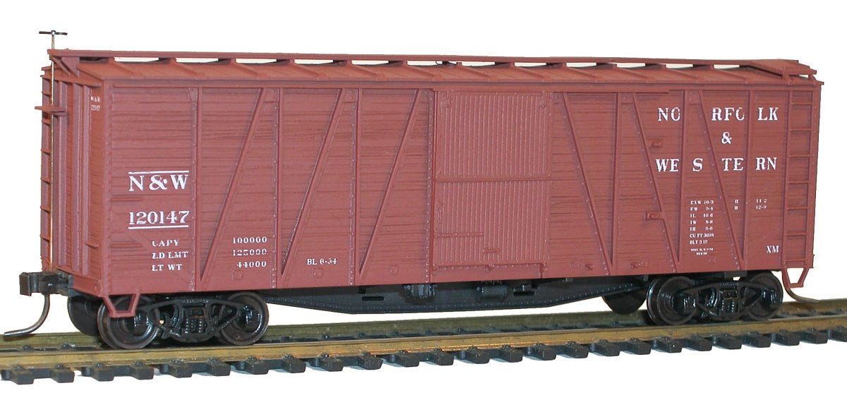 Accurail 41041 Ho N&W Wood Boxcar