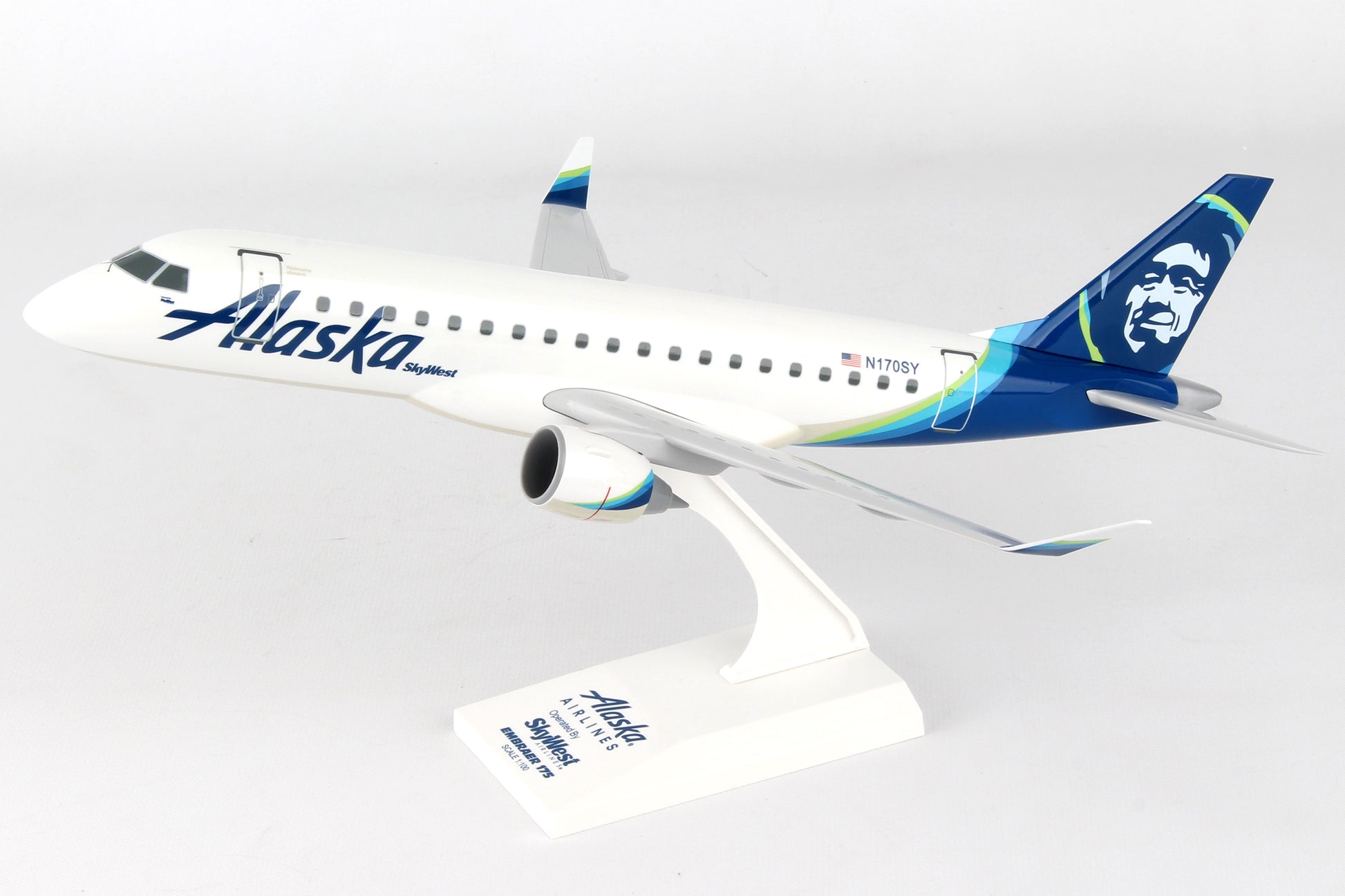 Skymarks SKR904 Skymarks Alaska E175 1/100 Skywest New Livery Reg N170Sy