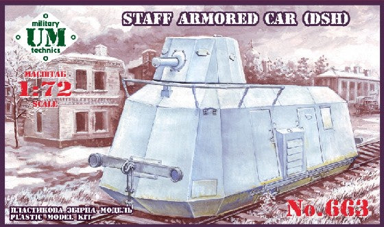 Unimodel 663 1/72 DSH Staff Armored Railcar