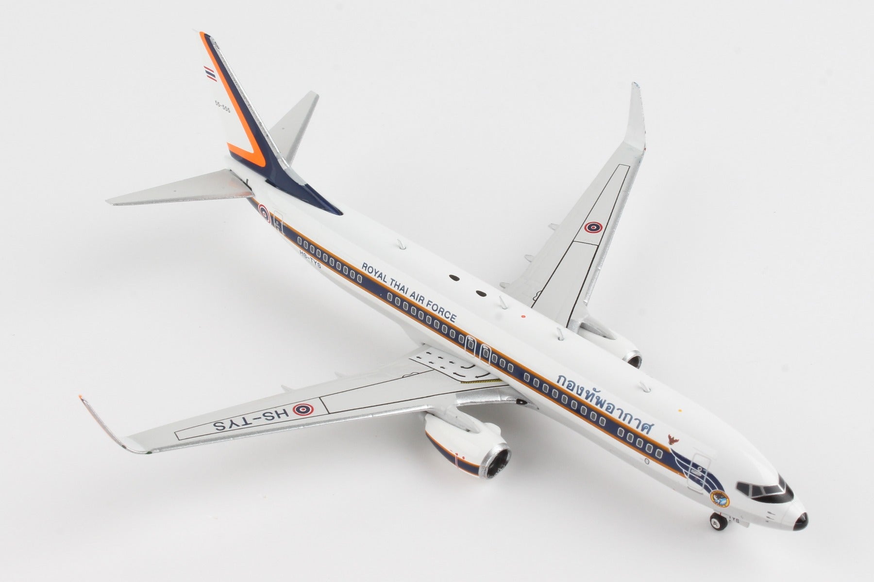 Phoenix Diecast 1/400 PH2138 Phoenix Royal Thai Air Force 737-800 1/400 Reg#Hs-Tys