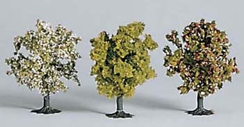 Piko 55740 HO Scale 1/87 Fruit Trees (3 Pcs)