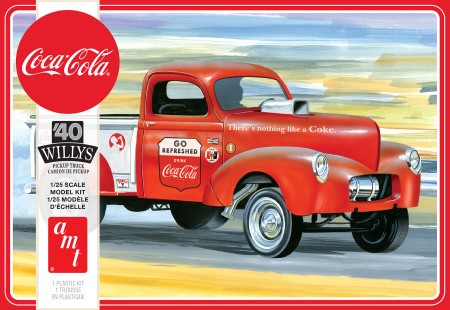 AMT Models 1145 1/25 Coca-Cola 1940 Willys Gasser Pickup Truck