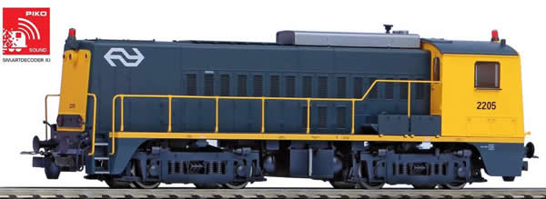 Piko 55902 HO Scale 1/87 Rh 2200 Diesel NS IV Yellow/Gray Sound