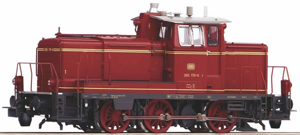 Piko 55906 HO Scale 1/87 BR 260 Diesel DB IV Red Sound