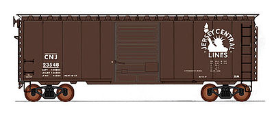 Intermountain Railway 45427 HO Scale 40' PS-1 Boxcar - Ready to Run -- Central Railroad of New Jersey (Boxcar red, Liberty Logo)