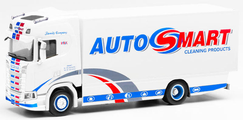 Herpa 313759 1/87 Scale Autosmart Cleaning Products - Scania Cs Box Truck