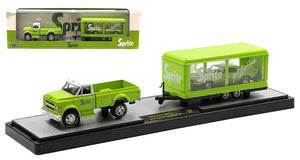 M2Machines 56000-TW08-C 1/64 Scale Sprite - 1970 Chevrolet C60 Truck