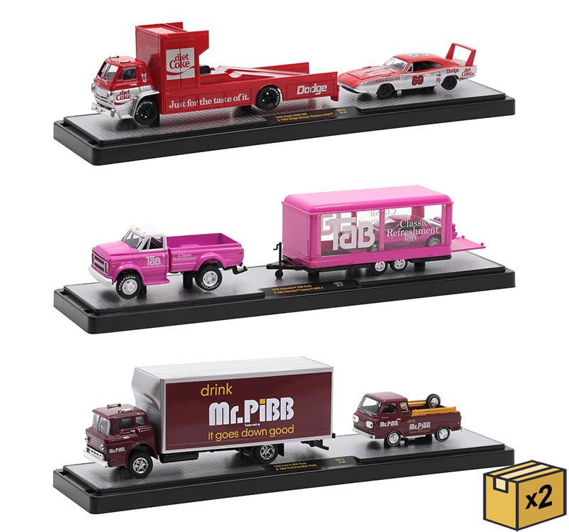 M2Machines 56000-TW12-CASE 1/64 Scale Auto-Haulers Coca-Cola Release TW12