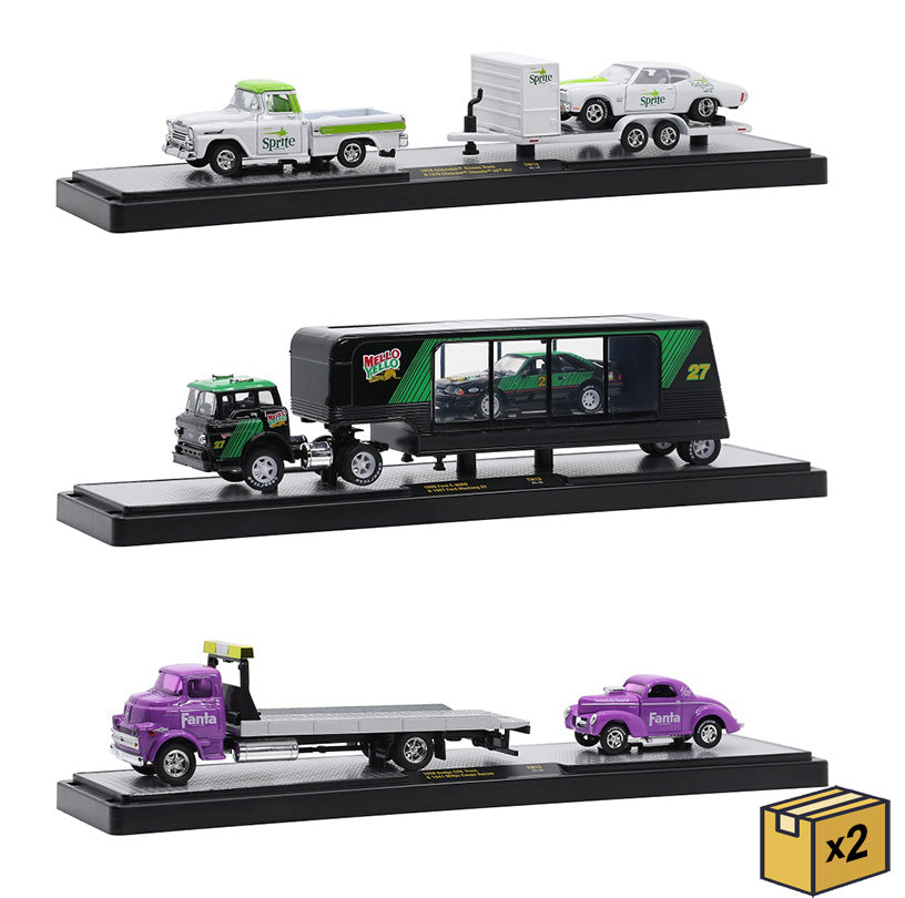 M2Machines 56000-TW13-CASE 1/64 Scale Auto-Haulers Coca-Cola Release TW13