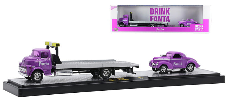 M2Machines 56000-TW13-C 1/64 Scale Fanta - 1958 Dodge COE Truck