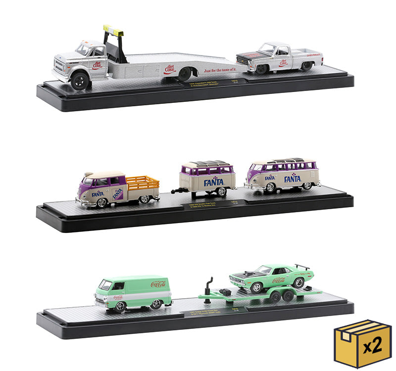 M2Machines 56000-TW16-CASE 1/64 Scale Auto-Haulers Coca-Cola Release TW16
