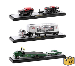 M2Machines 56000-TW18-CASE 1/64 Scale Auto-Haulers Coca-Cola Release TW18