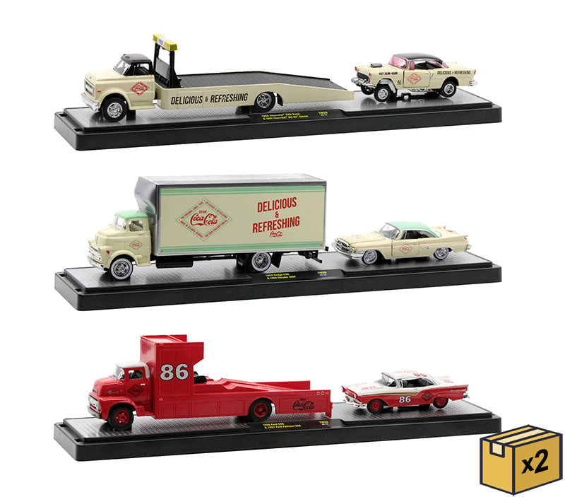 M2Machines 56000-TW20-CASE 1/64 Scale Auto-Haulers Coca-Cola Release TW20