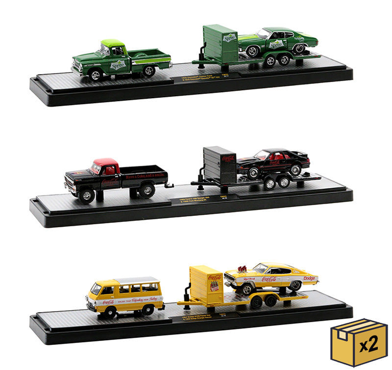 M2Machines 56000-TW22-CASE 1/64 Scale Auto-Haulers Coca-Cola Release TW22